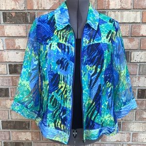 COLDWATER CREEK Sheer Top